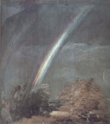 John Constable Landscape with Two Rainbows (mk10) oil painting image